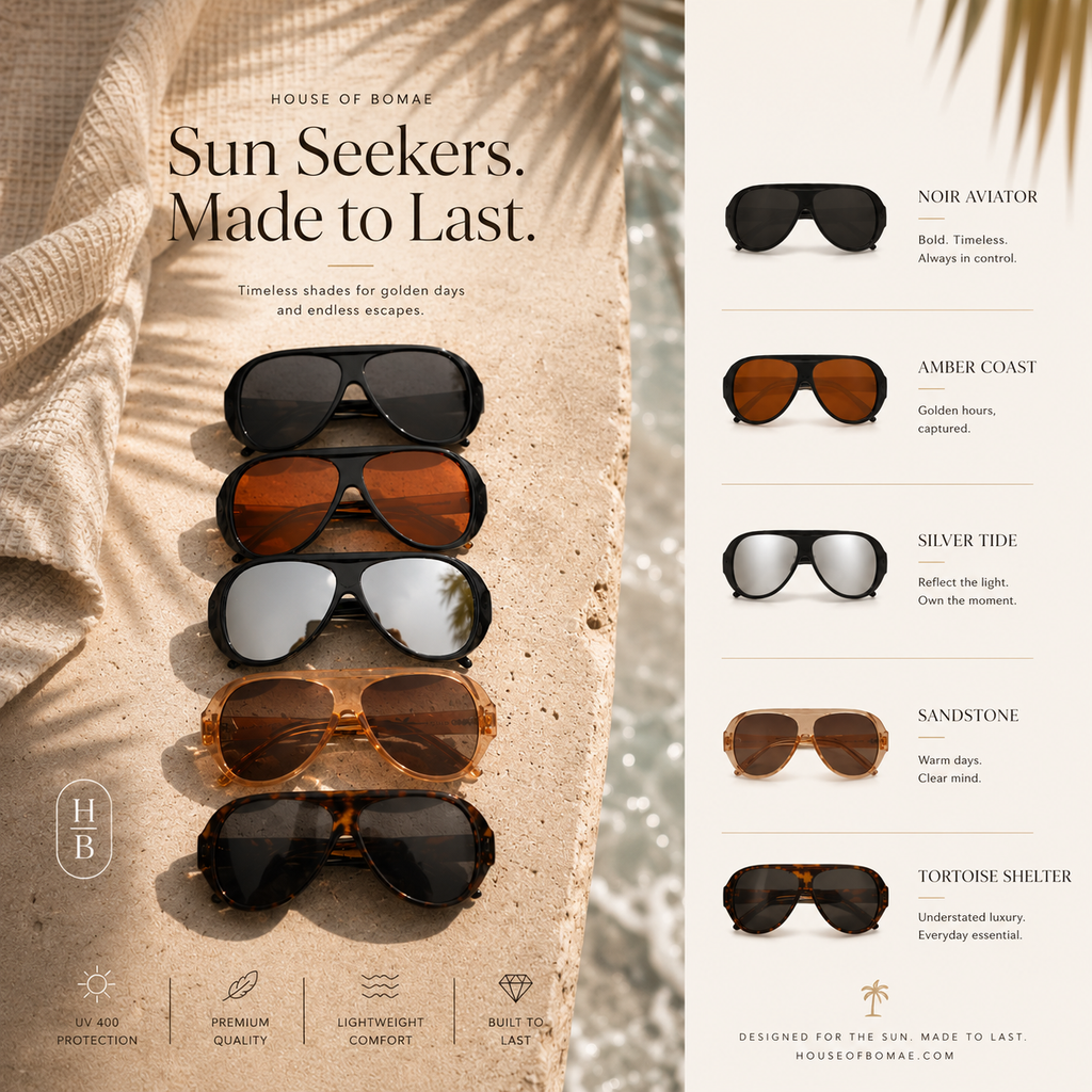 House of Bomae Sunglasses Collection